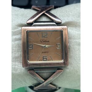 Eikon Bronze Tone Women’s Cuff Watch